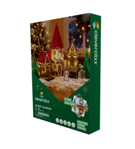 Cleverclixx magnetický Vánoční adventní kalendář 46 ks