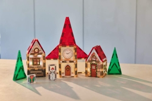 Cleverclixx magnetický Vánoční adventní kalendář 46 ks