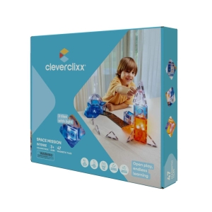 Cleverclixx magnetická stavebnice vesmírná mise 47 ks