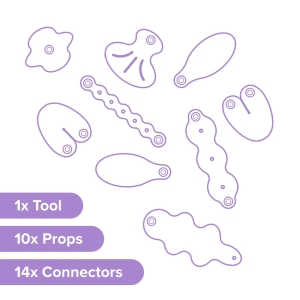 MAKEDO Deco-Props | Blobbies – dekorativní prvky na tvoření z kartonu