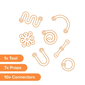 MAKEDO Deco-Props | Twisties – dekorativní prvky