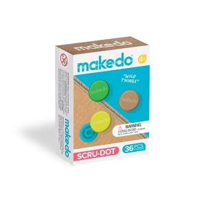 MAKEDO SCRU-DOT Wild Things – barevné krytky na šroubky