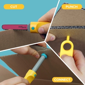MAKEDO Explore Kit – startovací stavebnice na tvoření z kartonu