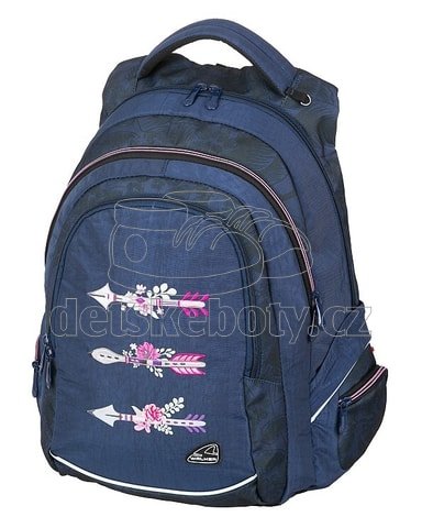 Studentský batoh FAME Arrow Blue B-42031-070